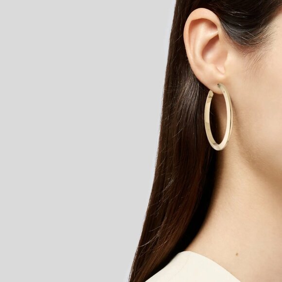 Jenny Bird Gold Hoop Earrings - Picture 1 of 5